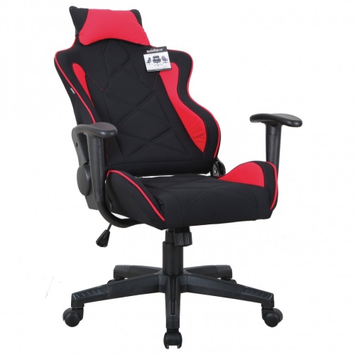 Кресло компьютерное Brabix GT Racer GM-101 ткань, черно-красное 531820 фото 3